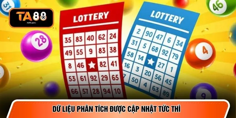 Dữ liệu phân tích được cập nhật tức thì 