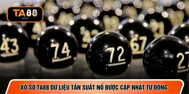 Xổ số TA88 dữ liệu tần suất nổ được cập nhật tự động